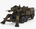 ATMOS 2000 Self-propelled Gun 3D模型 后视图