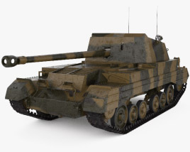Archer Tank Destroyer 3D model