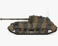 Archer Tank Destroyer 3d model side view