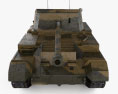 Archer Tank Destroyer 3D-Modell Vorderansicht