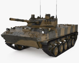 BMD-4步兵战车 3D模型