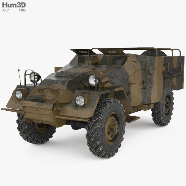 BTR-40 Modello 3D