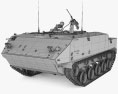 BTR-MD Rakushka 3d model wire render