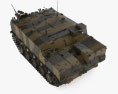 BTR-MD Rakushka 3d model top view