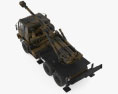 Brutus 155mm self-propelled Howitzer 3D 모델  top view