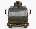 Brutus 155mm self-propelled Howitzer 3D 모델  front view