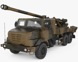 3D model of CAESAR self-propelled Howitzer