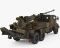 CAESAR self-propelled Howitzer 3d model back view