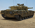 Chieftain Tank 3D-Modell Rückansicht