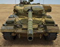 Chieftain Tank Modello 3D vista frontale