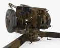 D-30 122 mm howitzer 2A18 3D模型