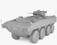 DefTech AV8 3D-Modell clay render