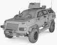 Didgori-2 Special Operations Vehicle 3D модель wire render