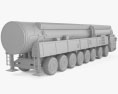 东风-41型洲际弹道导弹 3D模型
