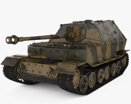 エレファント重駆逐戦車 3Dモデル