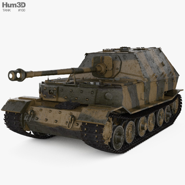 Elefant Tank Destroyer 3D model