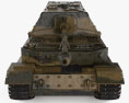 Elefant Jagdpanzer 3D-Modell Vorderansicht