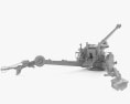 FH70 howitzer 3Dモデル