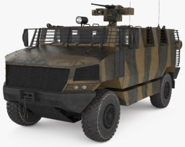 Golan MRAP Armored Vehicle Modelo 3d