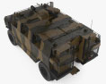 Golan MRAP Armored Vehicle 3d model top view