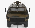 Golan MRAP Armored Vehicle 3d model front view