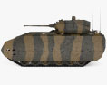 獵人裝甲戰鬥車 3D模型 侧视图