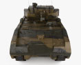 Hunter AFV 3Dモデル front view