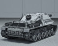 Infanterikanonvagn 103 3D-Modell