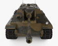 Jagdpanther САУ 3D модель front view