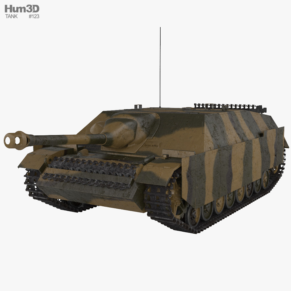 Jagdpanzer IV Tank Destroyer 3D model