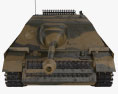 Jagdpanzer IV Tank Destroyer 3D-Modell Vorderansicht