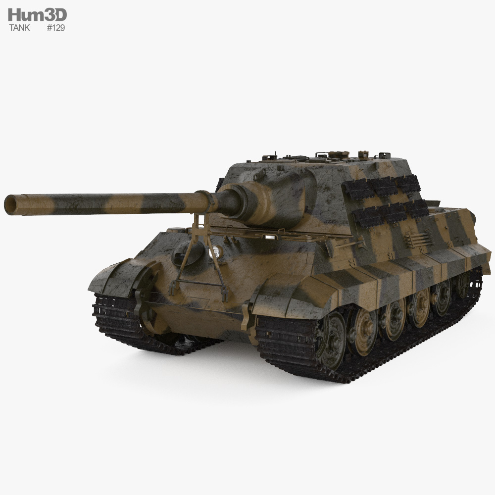 Jagdpanzer VI Jagdtiger Modello 3D