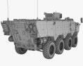 K808 Armored Personnel Carrier 3d model