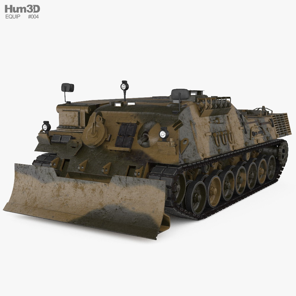 Leopard 1 ARV 3D model
