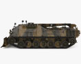 Leopard 1 ARV 3D模型 侧视图