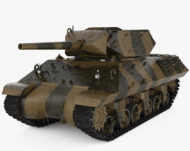 M10 Wolverine Tank Destroyer 3D model