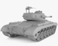 M26潘興坦克 3D模型