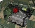 M2A2 Bradley ODS-SA Modello 3D clay render