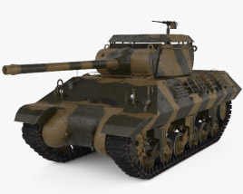 M36 Jackson Tank Destroyer 3D model