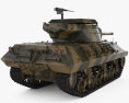 M36 Jackson Tank Destroyer 3d model back view
