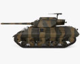 M36 Jackson Tank Destroyer 3d model side view