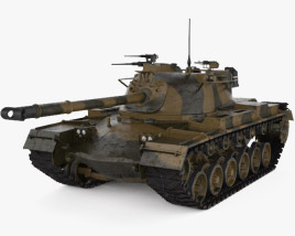 M48 Patton 3Dモデル