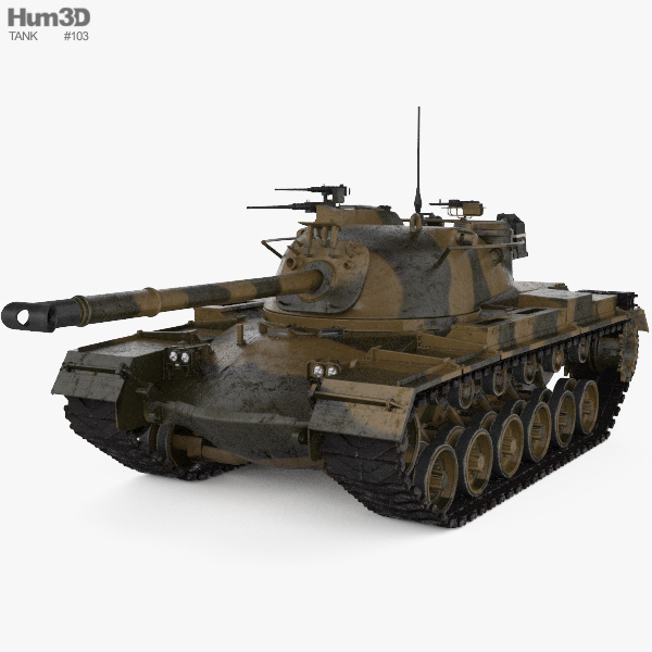 M48 Patton 3D model
