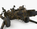 M777 canon d'artillerie Modèle 3d