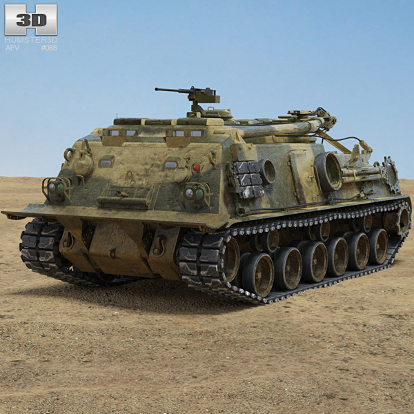 M88裝甲救濟車 3D模型
