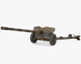 MT-12 100 mm anti-tank gun 3D 모델 