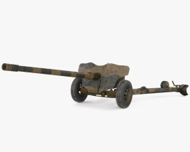 MT-12 100 mm anti-tank gun Modelo 3d
