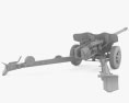 MT-12 100 mm anti-tank gun 3D 모델 