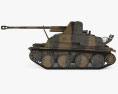 Marder III 駆逐戦車 3Dモデル side view