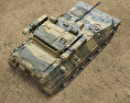 89式装甲戦闘車 3Dモデル top view